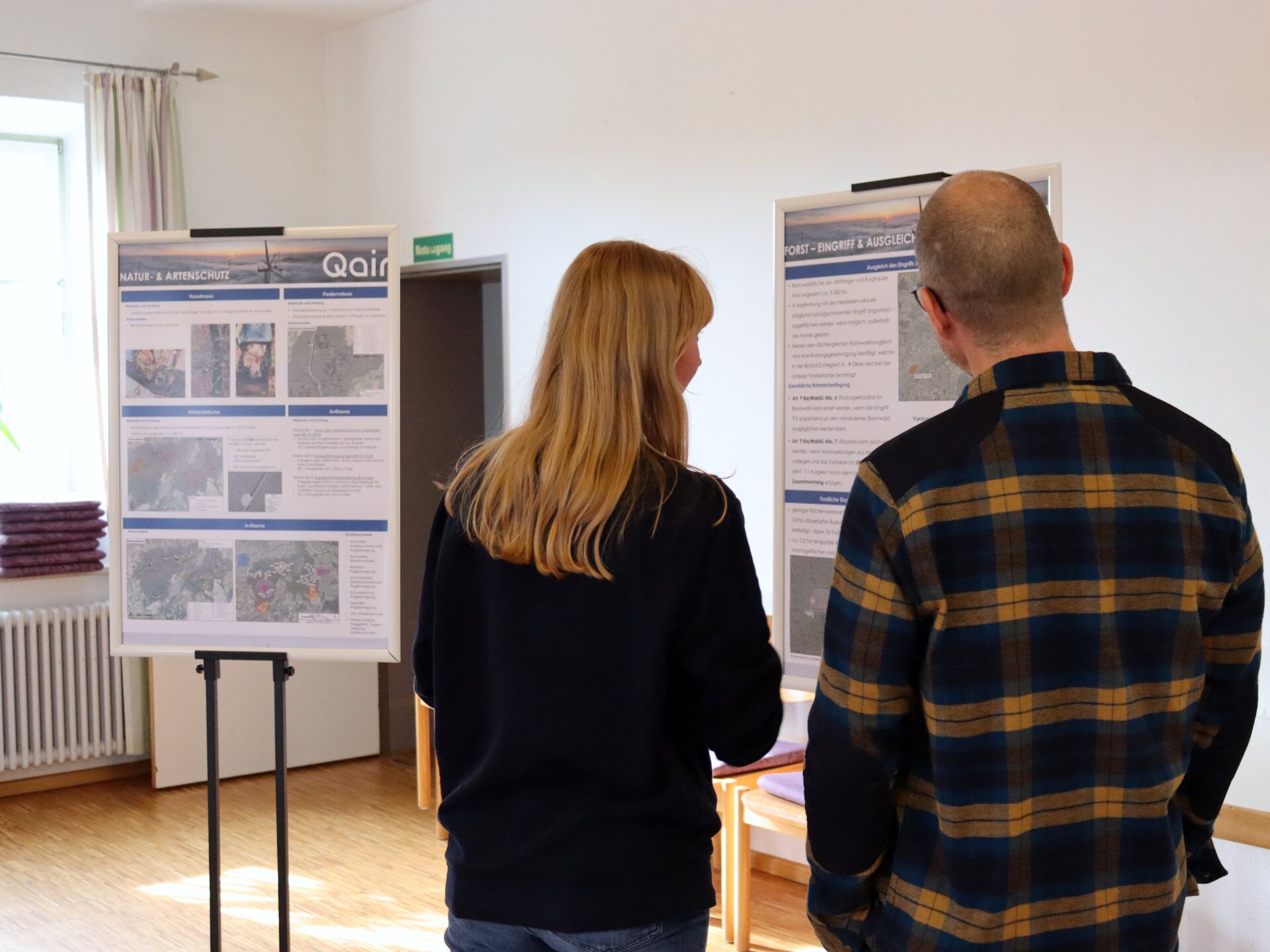 Info-Markt zum Windpark Burghauser Forst: Große Beteiligung in Haiming