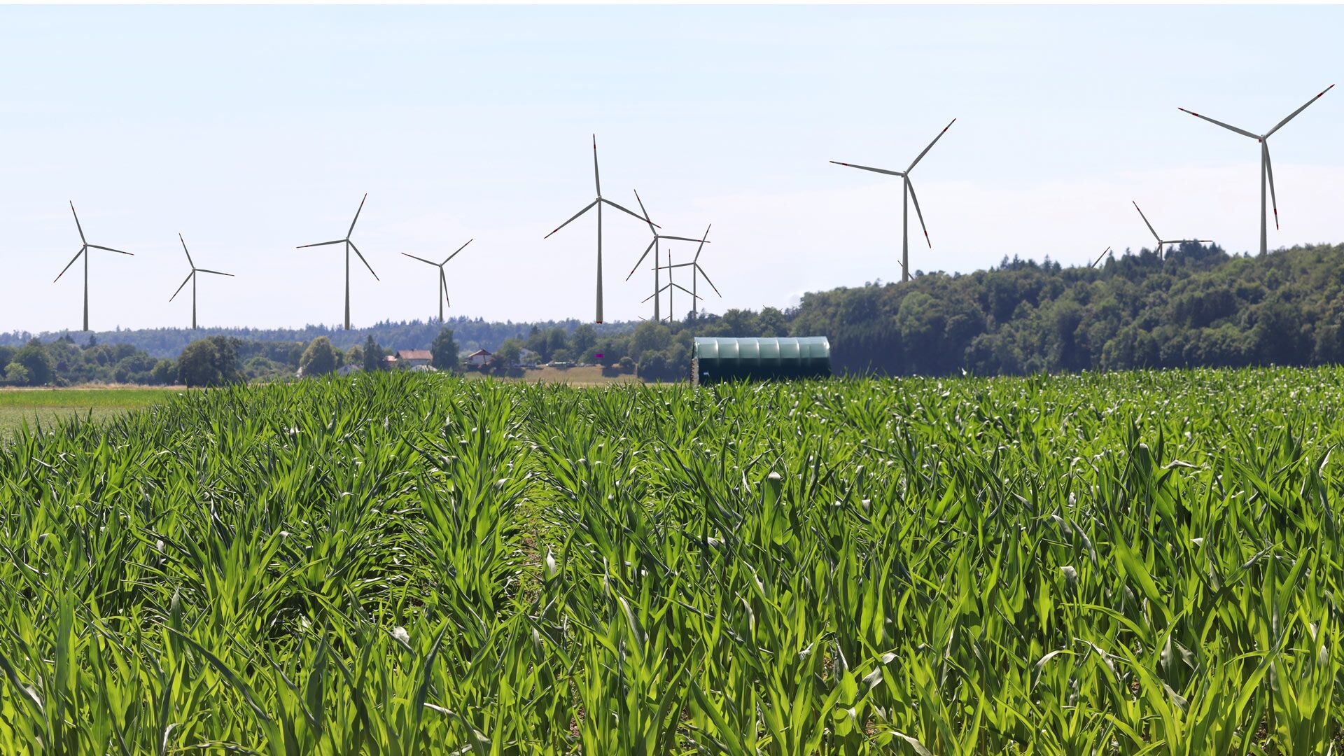 Visualisierung der Windrädern